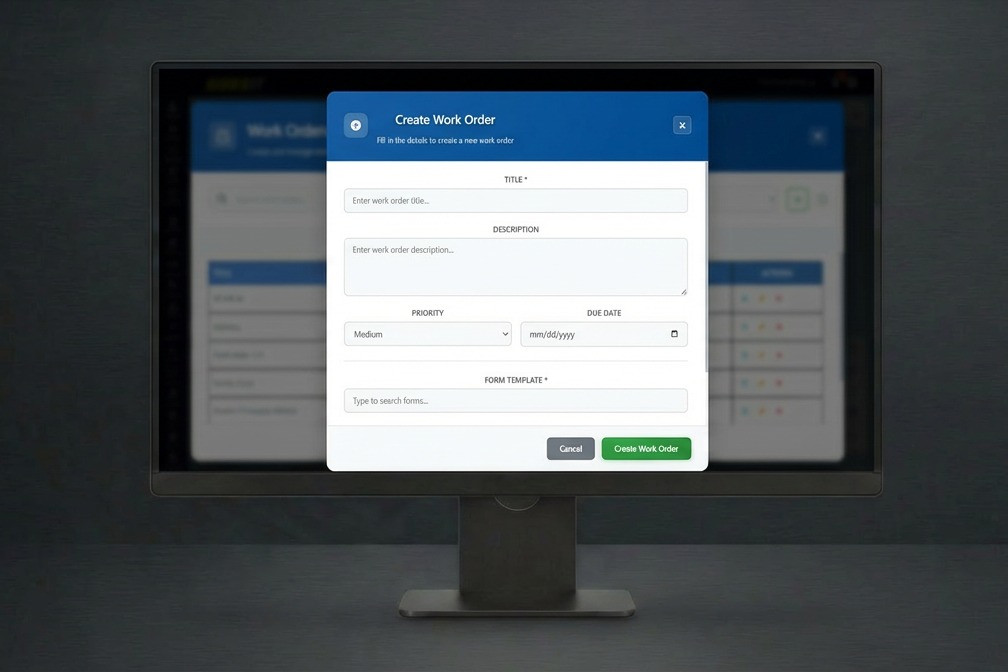Work Orders dashboard
